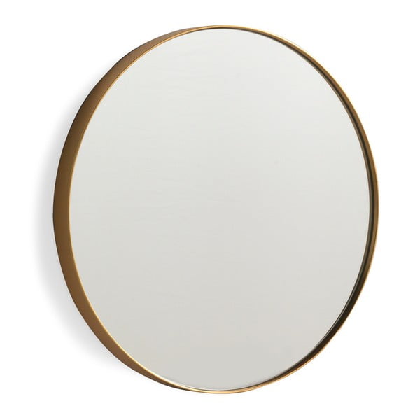 Aukso spalvos sieninis veidrodis "Geese Pure", Ø 30 cm