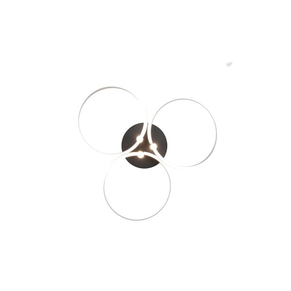 Lubinis šviestuvas juodos spalvos/sidabrinės spalvos LED su pritemdymo funkcija Caruso – Trio-image-4