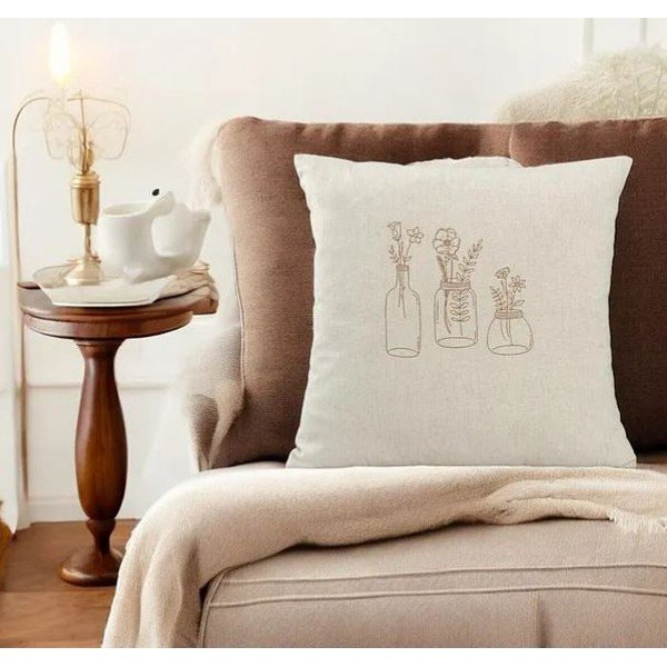 Iš medvilnės mišinio dekoratyvinis pagalvės užvalkalas 45x45 cm – Mila Home-image-3