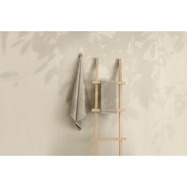 Šviesiai smėlio spalvos medvilniniai rankšluosčiai ir vonios rankšluosčiai - 2 rinkiniai - Foutastic-image-3