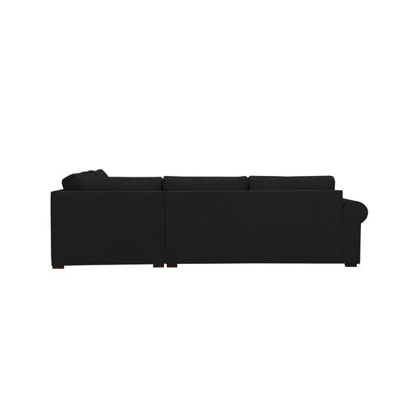 Juoda kampinė sofa "Windsor & Co Sofas Hermes", kairysis kampas-image-3