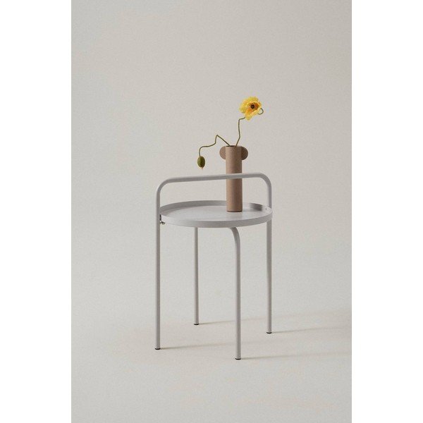 Iš metalo apvalios formos šoninis stalas ø 42 cm Bleket – Jotex-image-1