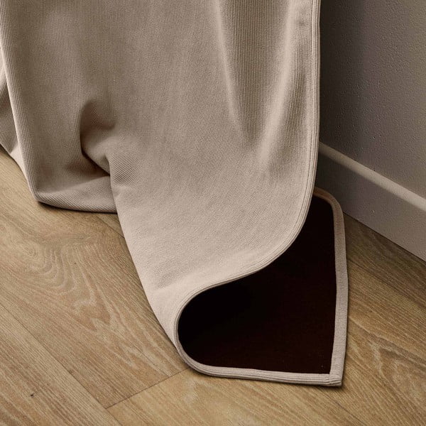 Rudos spalvos iš kordinio velveto termo užuolaida 140x260 cm Madison – douceur d'intérieur-image-4