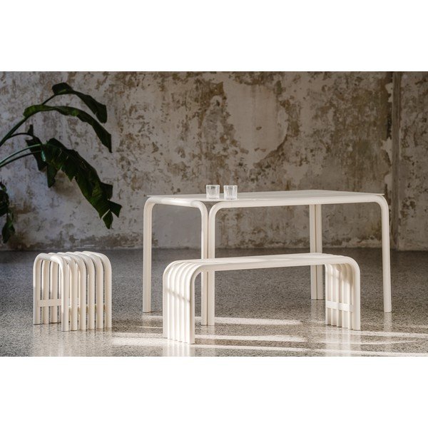 Smėlio spalvos metalinė sodo kėdė Nokk – noo.ma-image-2