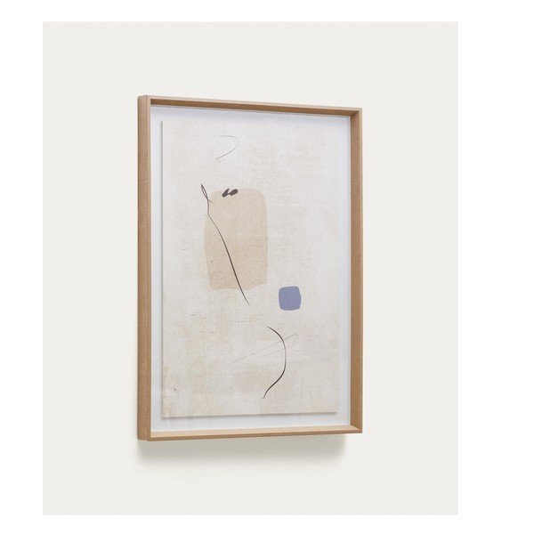 Paveikslas tapyba rankomis (tapyba) su rėmeliu/tapyba ant drobės 50x70 cm Sormi – Kave Home-image-2