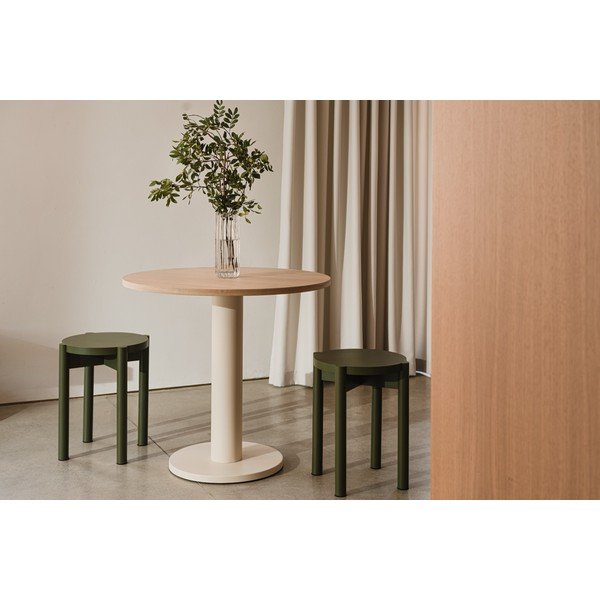 Žalios spalvos iš buko masyvo taburetė Hopp – noo.ma-image-3