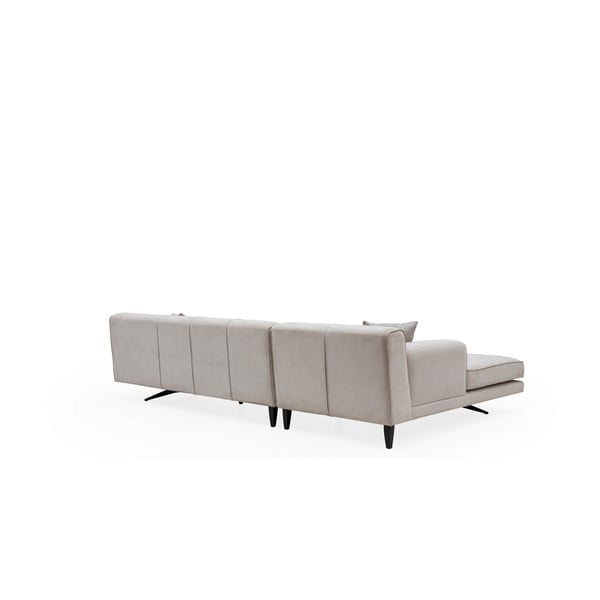Smėlio spalvos kampinė sofa Artie Jivago, kairysis kampas-image-4