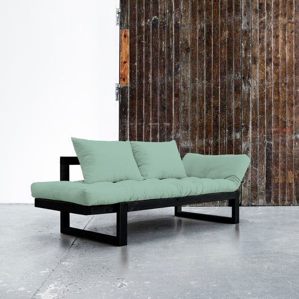 Kintama sofa "Karup Edge" juoda/ pipirmėtė-image-1
