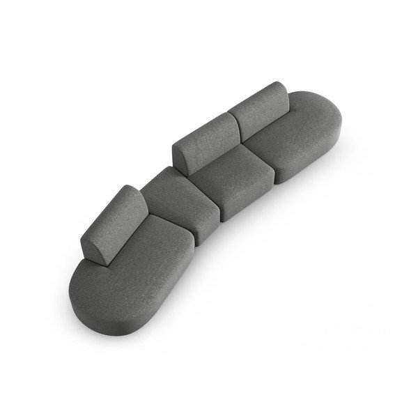Sofa pilkos spalvos 412 cm Shane – Micadoni Home-image-2