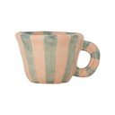 Šviesiai žalios spalvos/šviesiai rožinės spalvos iš keramikos puodelis espreso 110 ml Nini – Bloomingville