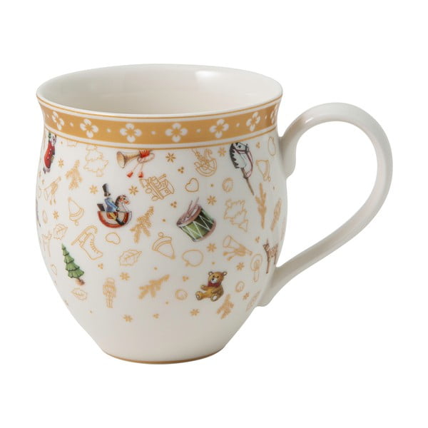 Baltas porcelianinis puodelis su kalėdiniu motyvu Villeroy & Boch