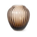 Rudos spalvos stiklinė vaza Kähler Design Hammershøi, aukštis 14 cm