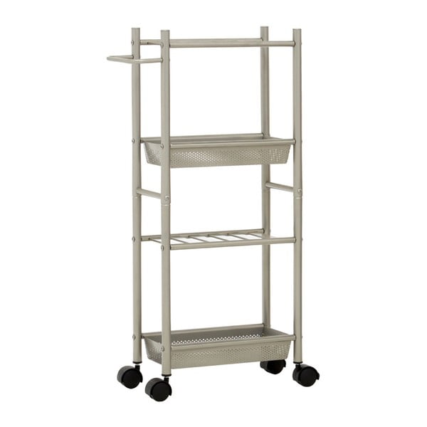 Iš metalo vežimėlis ant ratukų 16x40 cm Dara – Premier Housewares-image-3