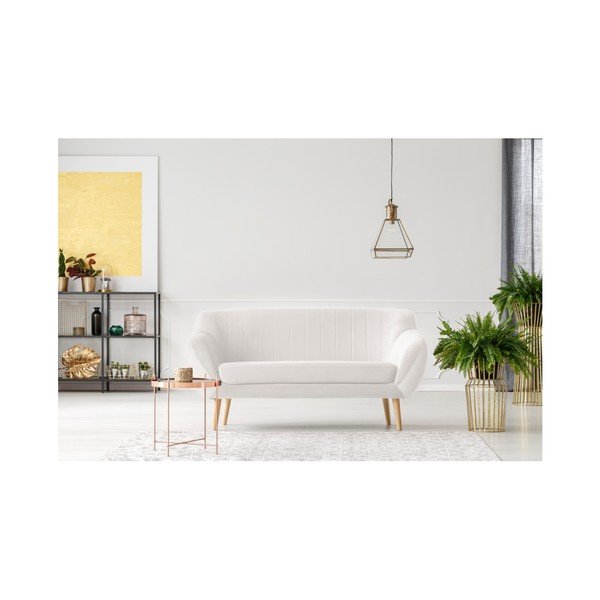 Kreminė dvivietė sofa Mazzini Sofas Benito-image-2