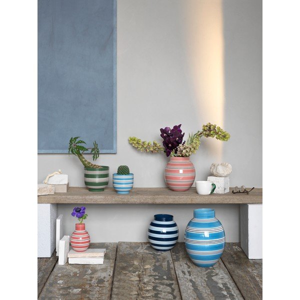 Mėlynos ir baltos spalvos keraminis vazonas Kähler Design, ø 12 cm-image-4