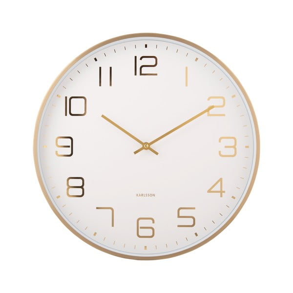 Sieninis laikrodis ø 40 cm Elegance Glow – Karlsson
