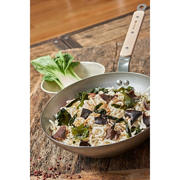 Plieninė WOK keptuvė "Buyer B Bois", ø 28 cm-image-1