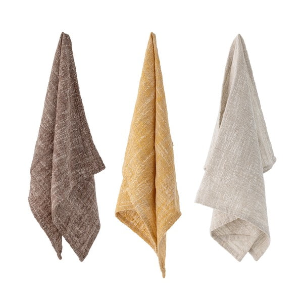 Medvilniniai rankšluosčiai, 3 vnt., 70x45 cm Heika - Bloomingville-image-2