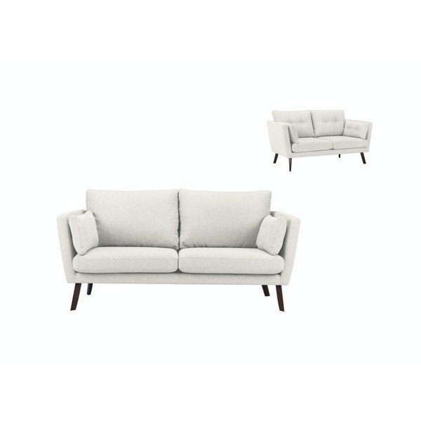Šviesiai smėlio spalvos Mazzini Sofas Elena 3 vietų sofa-image-1
