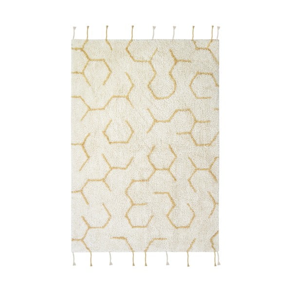 Iš medvilnės vaikiškas žaidimų kilimas kreminės spalvos 90x130 cm Pollination – Lorena Canals-image-3