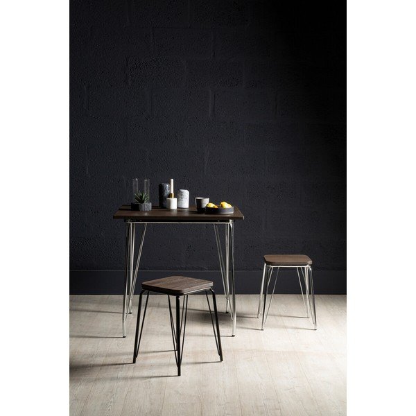 Iš guobos masyvo valgomojo stalas ø 80 cm District – Premier Housewares-image-3