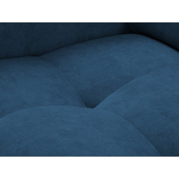 Mėlyna reguliuojama sofa su aksominiu paviršiumi Milo Casa Nico-image-1