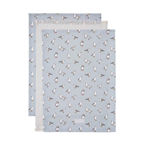 Virtuvės rankšluosčiai 3 vnt. 45x65 cm Costal Birds – Cooksmart ®-image-3