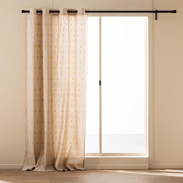 Smėlio spalvos užuolaida 140x240 cm Ondine – douceur d'intérieur