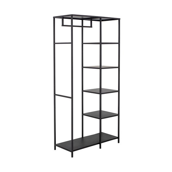Juodos spalvos iš metalo drabužių kabykla 90x183x40 cm Valde – Bloomingville-image-3