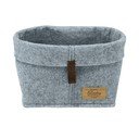 Pilkos spalvos krepšys iš tekstilės Wenko Felt, 24 x 16 cm