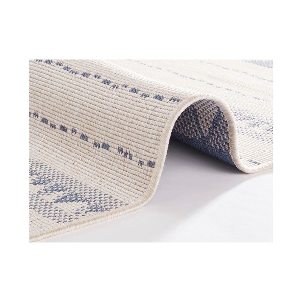 Mėlynos ir kreminės spalvos lauko kilimas NORTHRUGS Bahamas, 160 x 230 cm-image-3