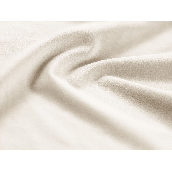 Kreminės spalvos modulinė kampinė sofa iš velveto (su dešiniuoju kampu/su gultu) Jodie – Micadoni -image-4