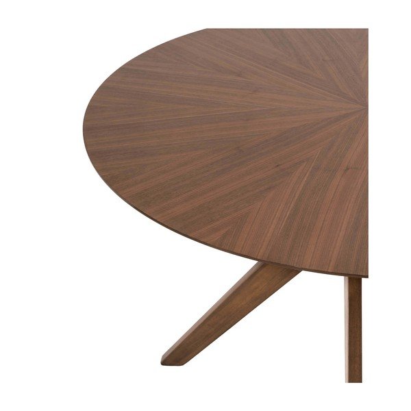 Valgomojo stalas su riešutmedžio dekoru sømcasa Carmel, ⌀ 120 cm-image-2