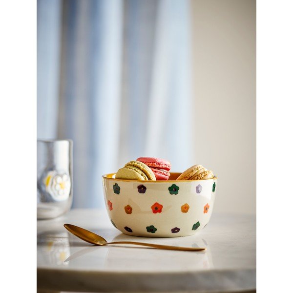 Smėlio spalvos iš akmens masės vaikiškas dubuo ø 12 cm Addy – Bloomingville Mini-image-1