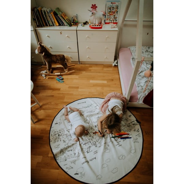 Spalvinimo kilimas Butter Kings Camping, ø 130 cm-image-4