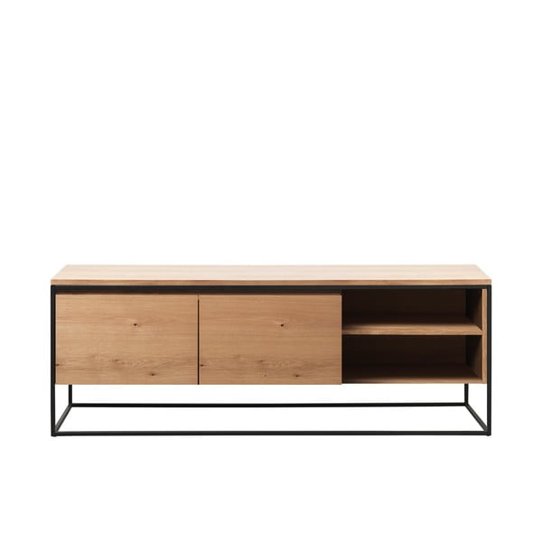 Televizoriaus komoda iš ąžuolo medienos Unique Furniture Rivoli
