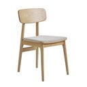 Valgomojo kėdė smėlio spalvos/natūralios spalvos Livo – Unique Furniture