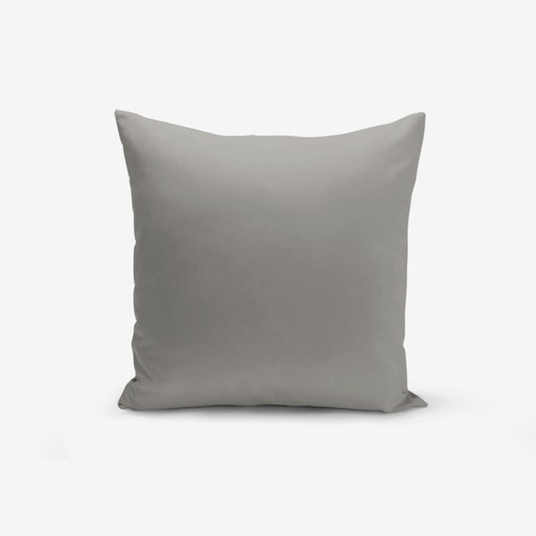 Pilkas pagalvės užvalkalas Minimalist Cushion Covers Düz, 45 x 45 cm
