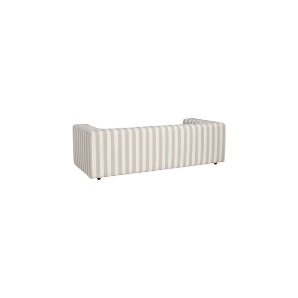 Smėlio spalvos/kreminės spalvos sofa iš šenilinio audinio 220 cm Lisa – Ellos Home-image-3
