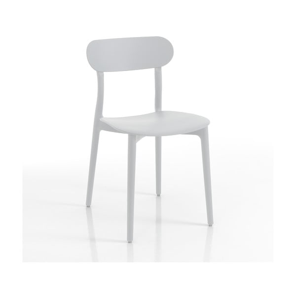 Balta plastikinė sodo kėdė Stoccolma - Tomasucci