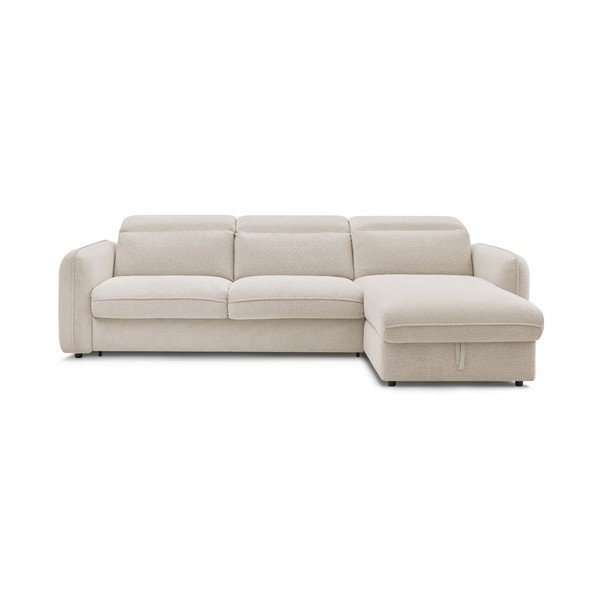 Smėlio spalvos kampinė sofa Achille – Bobochic Paris