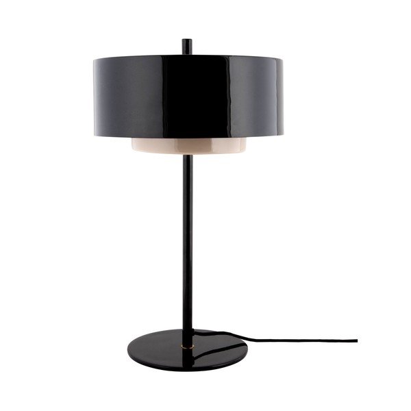 Juodos spalvos iš metalo stalinis šviestuvas (aukštis 50 cm) Grato Anillo – Leitmotiv