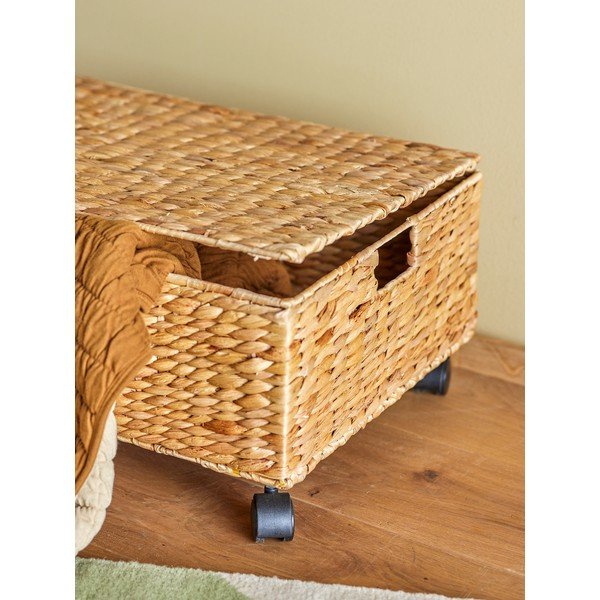 Iš vandens hiacinto vaikiška daiktadėžė natūralios spalvos 63x40x26 cm Nelas – Bloomingville Mini-image-2