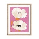 Spausdintas paveikslas su rėmeliu 30x40 cm Peony Bloom – Styler