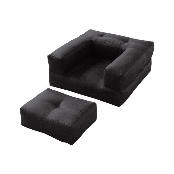 Kintamas fotelis "Karup Cube Poly Black-image-4