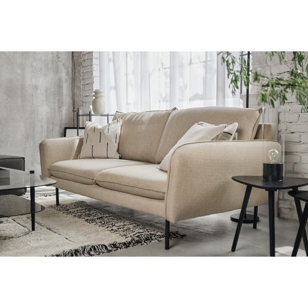 Smėlio spalvos sofa Cosmopolitan Design Vienna, 230 cm-image-1
