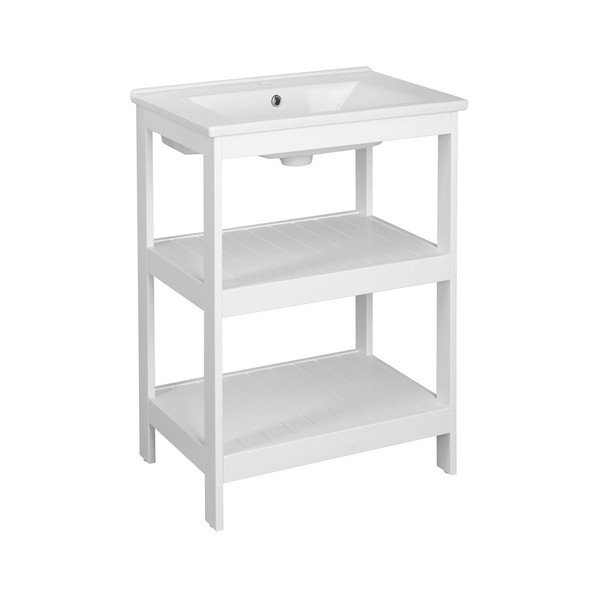 Stovas be praustuvo baltos spalvos 61,5x85,5 cm Etide – Sapho