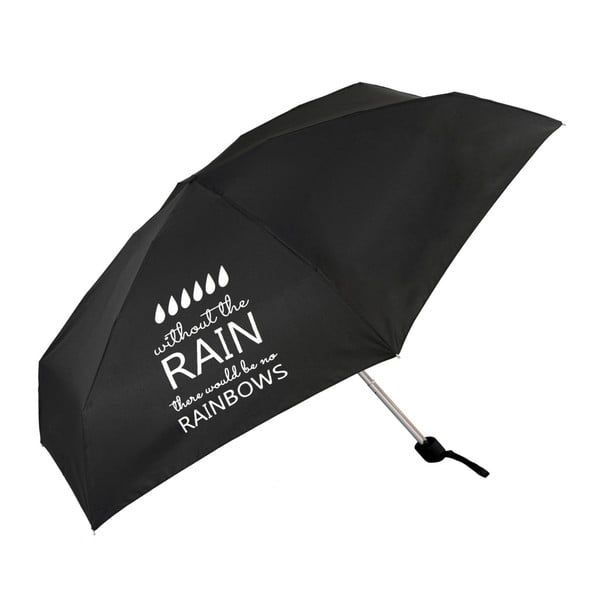 Juodas sulankstomas skėtis "Ambiance Rain Repeller", ⌀ 94 cm