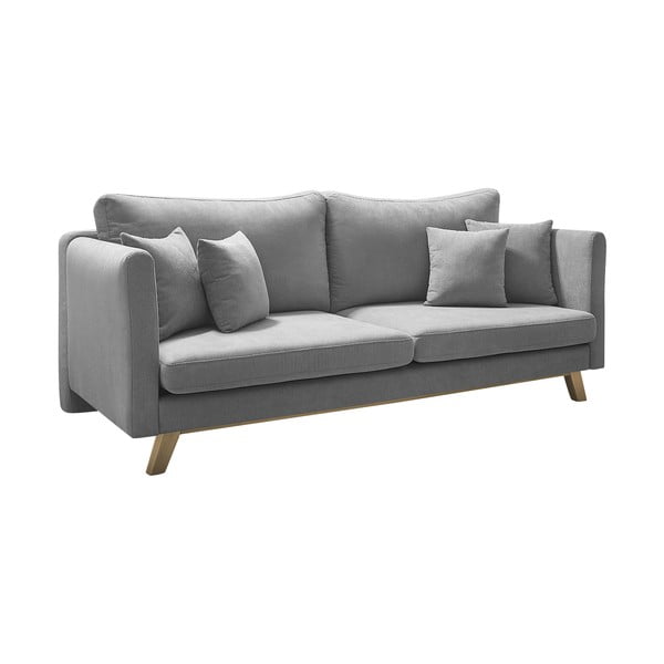 Pilka sofa-lova Bobochic Paris Triplo-image-3