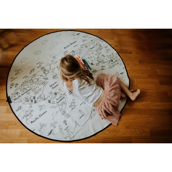 Spalvinimo kilimas Butter Kings Colouring World, ø 130 cm-image-4